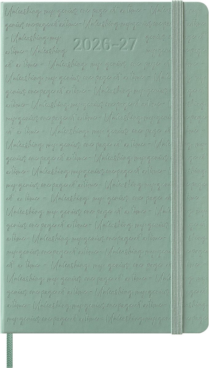 Moleskine 18 Maanden Agenda - 2026/27 - Wekelijks - Large - Harde Kaft - Sage Groen