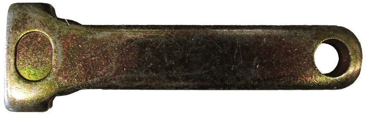 losse pen overdekslot - losse plaat 135x25 mm - pen koker model - borgpen kokerslot