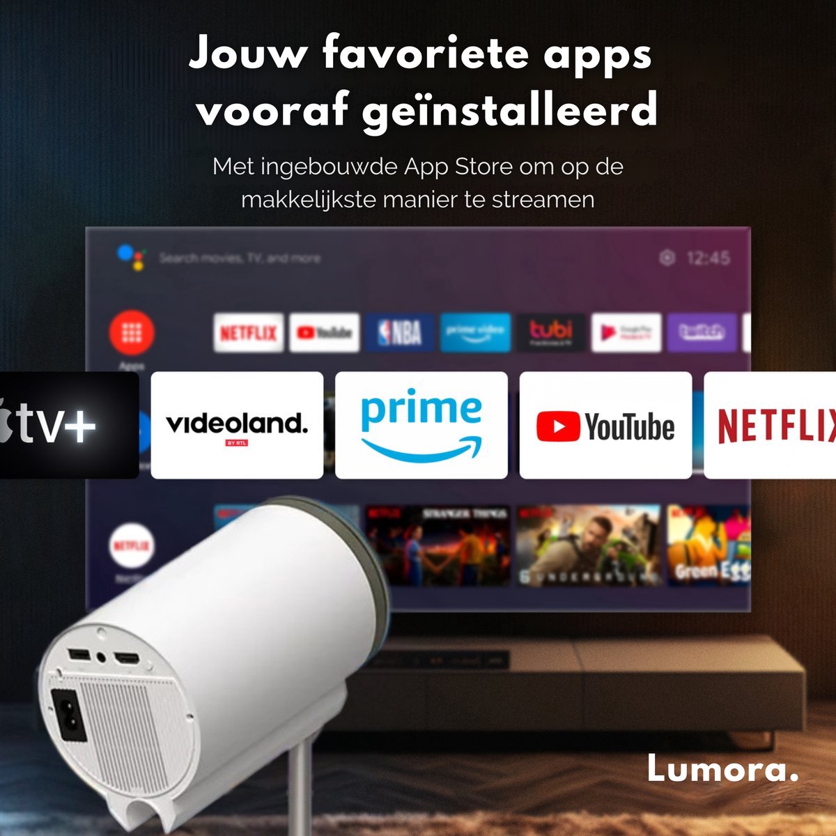 Lumora Pro Mini Beamer 4K thumbnail 2
