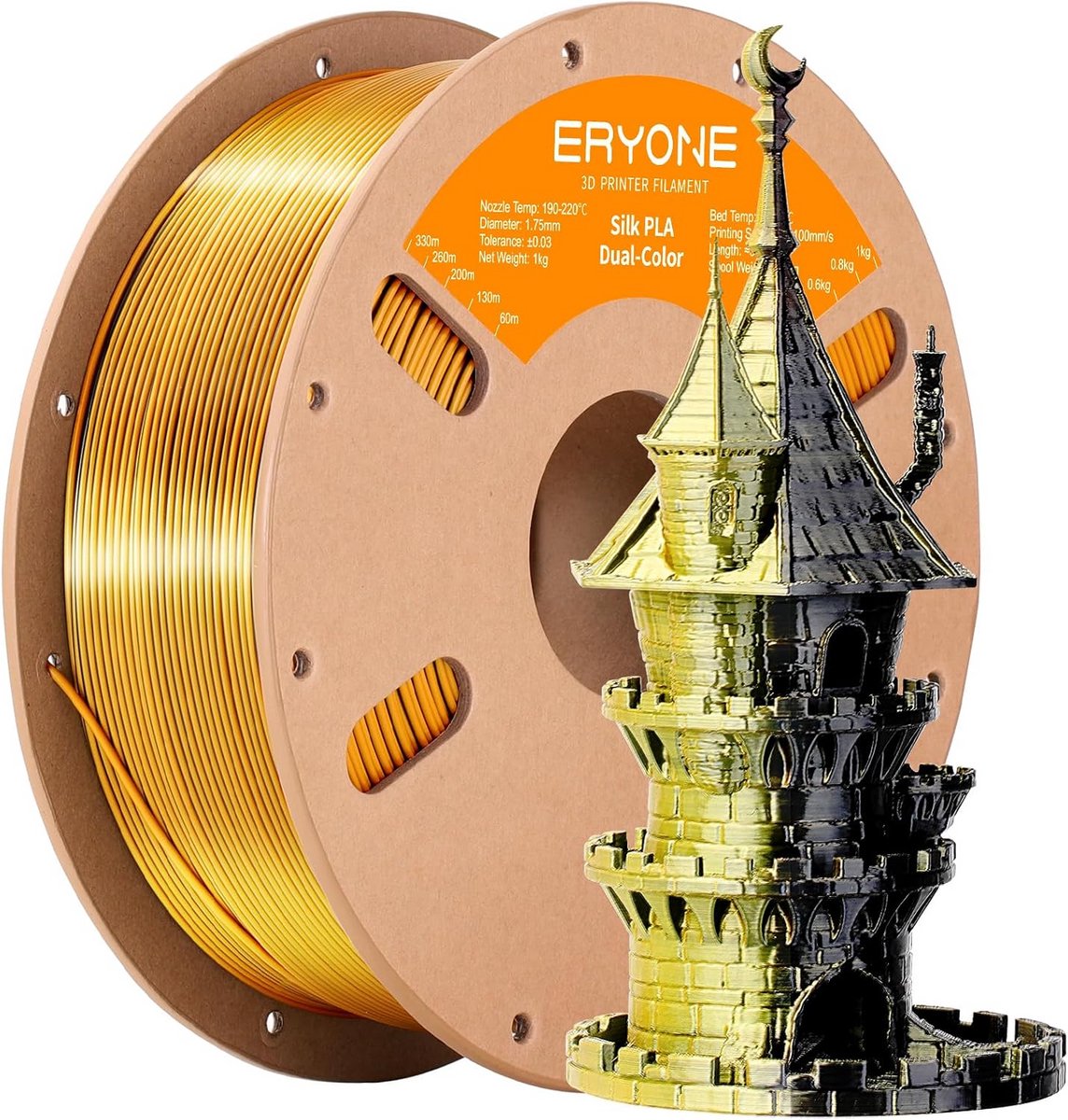 3D Printer Filament - PLA Spoel - Creatief Printen - Dubbele Kleur Effect - 175 mm 1 kg