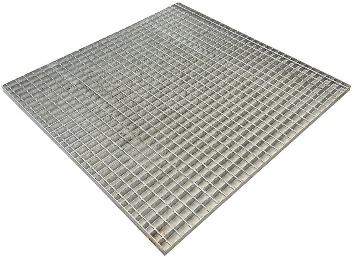 Gegalvaniseerd Persrooster Rooster op Maat 30x30 mm Maaswijdte - Antislip Platform & Trap