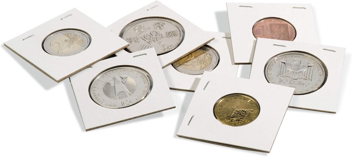 Muntcapsules 37,5 mm voor het nieten, set van 100 stuks