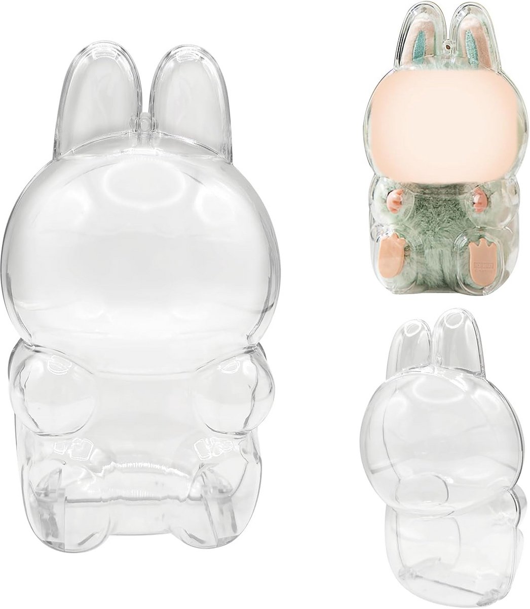 Transparante Opbergdoos voor Display van Speelgoedfiguren en Poppen