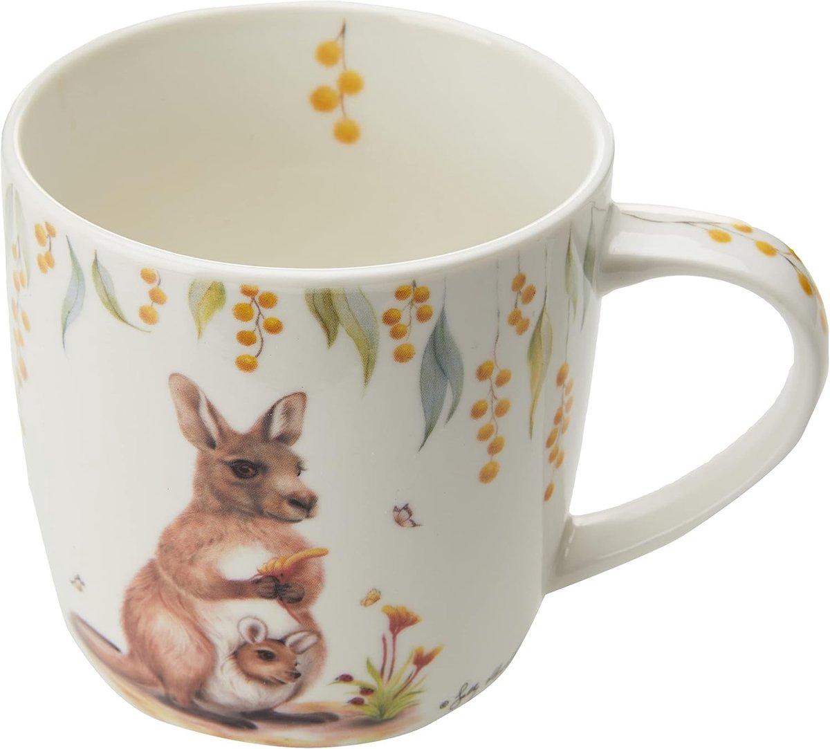 Grote Porseleinen Mok met Kangoeroe Joey Design 340ml