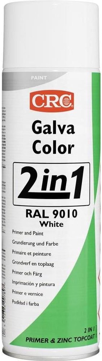 Corrosieprimer Kleur - Metaalbescherming - Metaal Behandelen - Primer en Kleur in één - 500 ml - Zuiver Wit