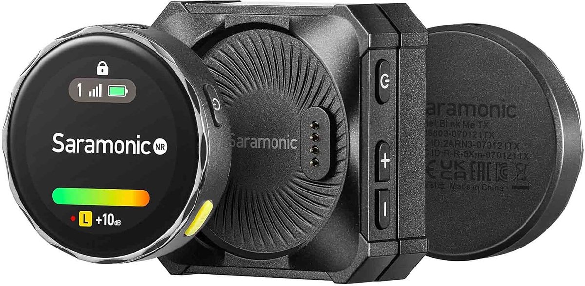 Draadloos Microfoonsysteem - Clip-on Microfoon - Audio Opnames - Dubbele Zender - 2 Personen