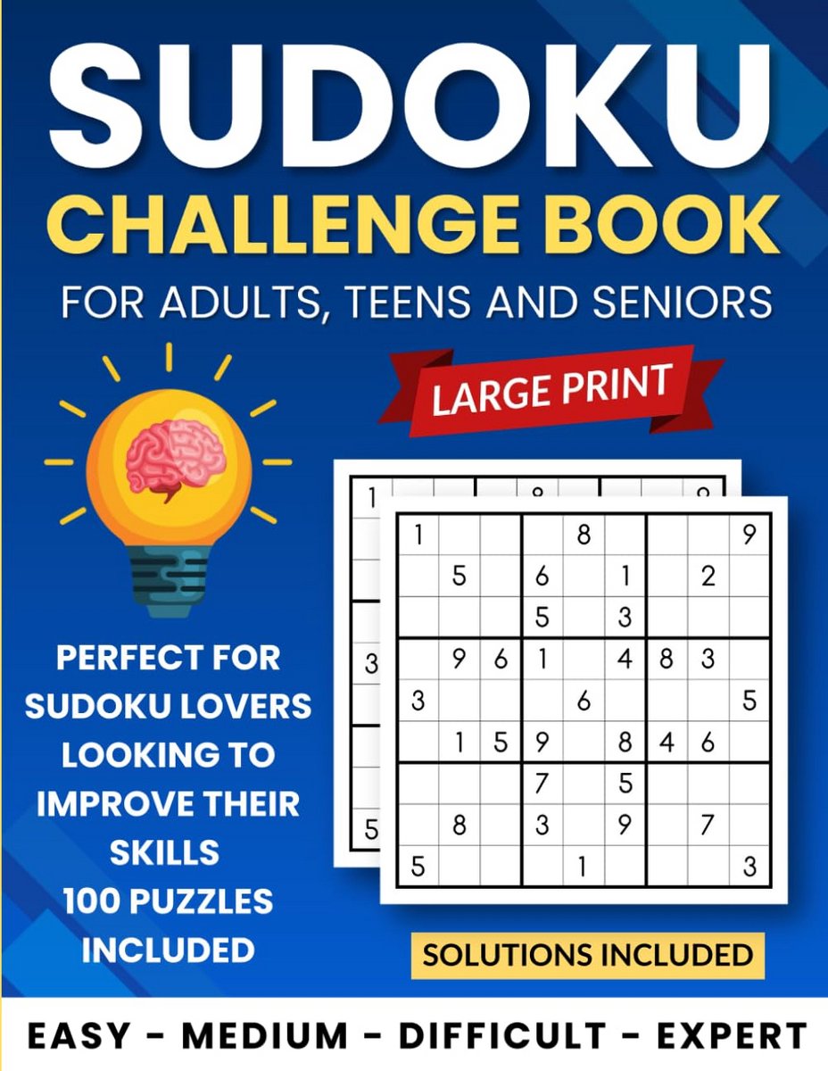 Sudoku Puzzelboek - Hersenkraker Logica - Mentale Training - Grote Print - 254 Pagina's