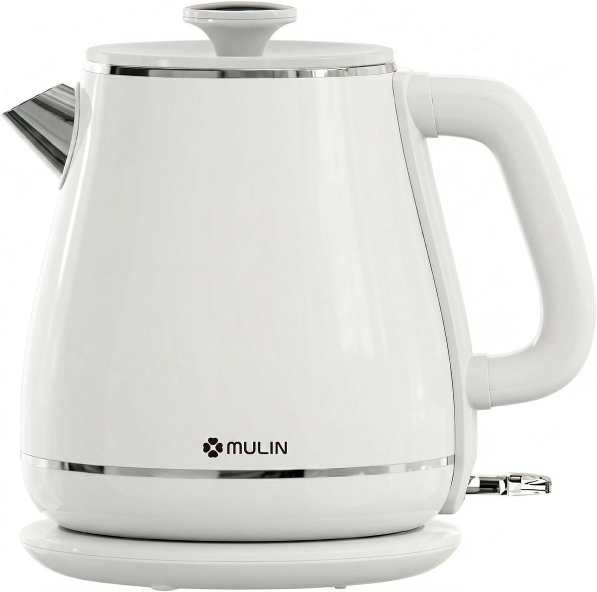 Elektrische Waterkoker Vintage Stijl 1.8L Snelkoker 2200W Automatische Uitschakeling 360° Draaibaar