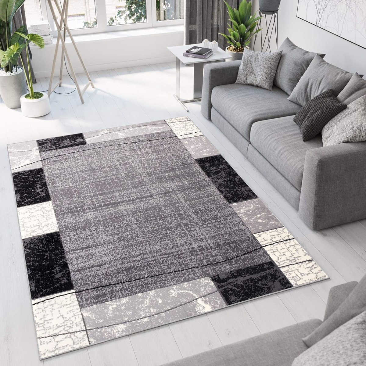 Vloerkleed Modern - Woonkamer Tapijt - Stil en Warm - Geschikt voor vloerverwarming - 200x