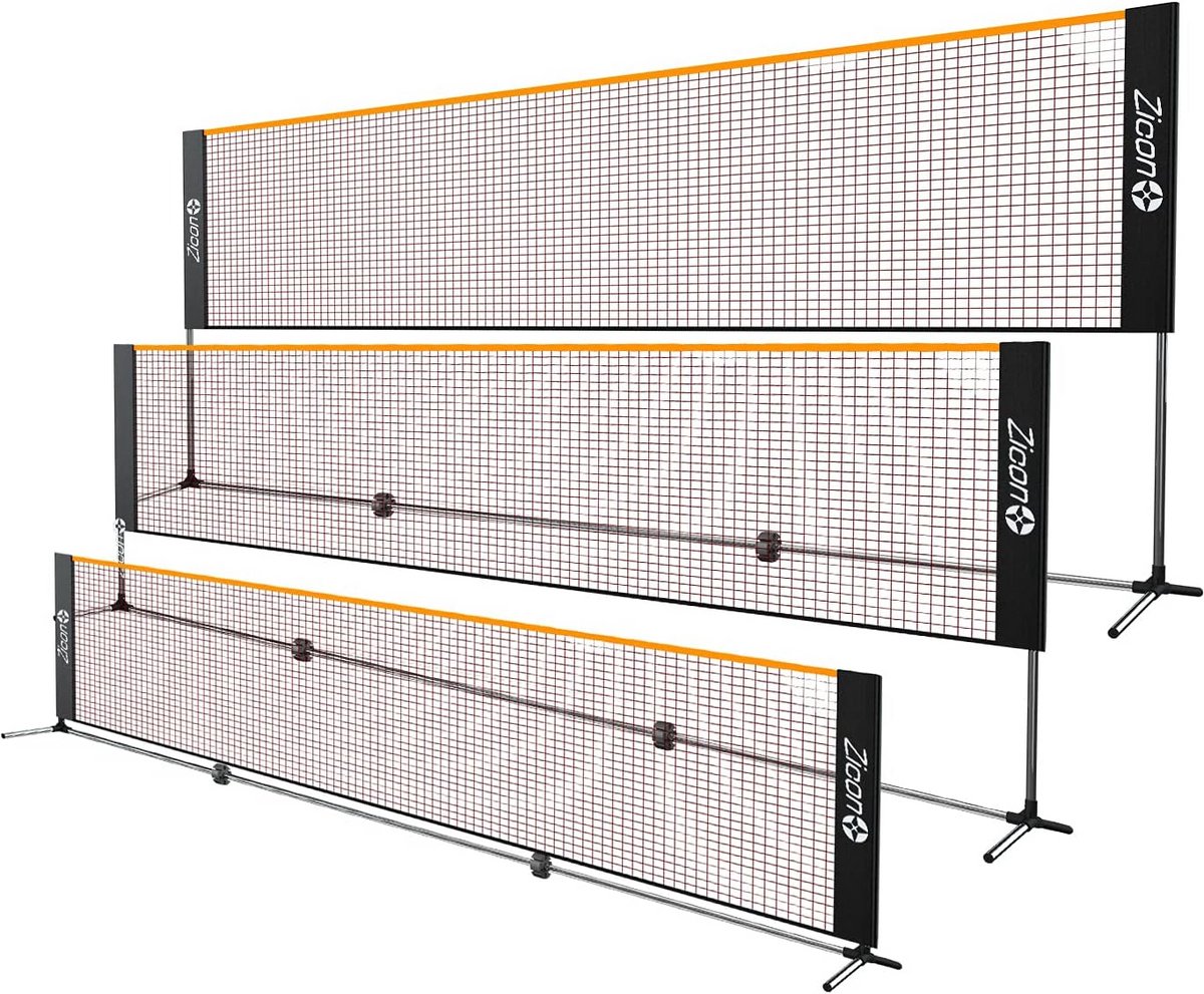 Verstelbaar Tennis- en Badmintonnet voor Binnen en Buiten met Draagtas