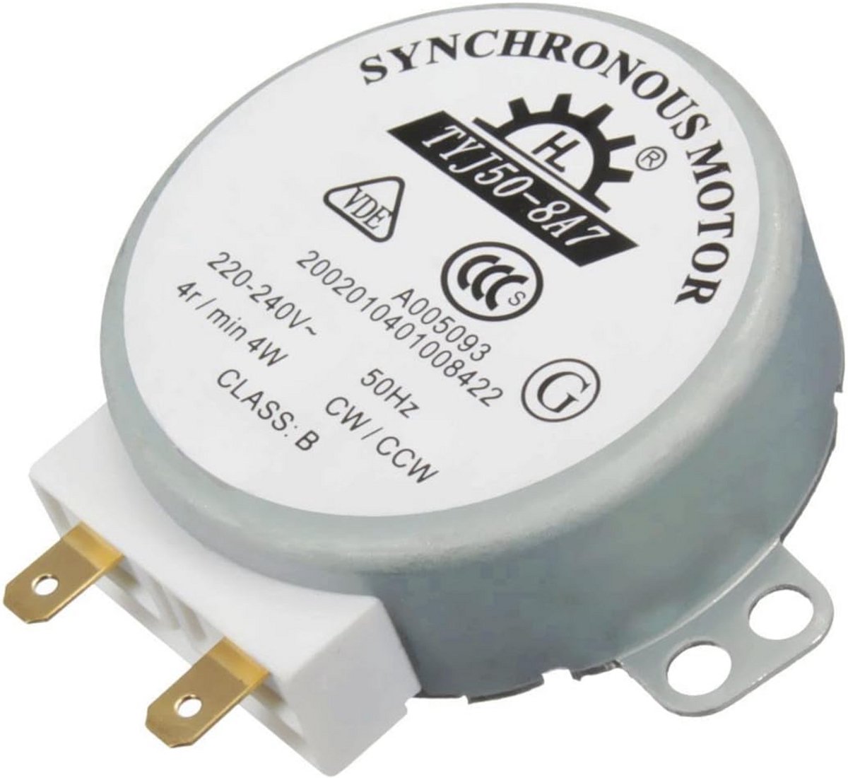 Synchrone Motor 4RPM voor Magnetron Draaiplateau - 220V AC Vervangingsonderdeel