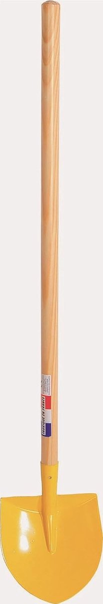 Ronde Metalen Schep voor Buiten en Sport - 60 cm