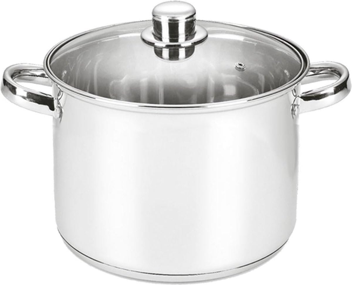 Grote RVS Kookpan met Inductiebodem - 13 Liter