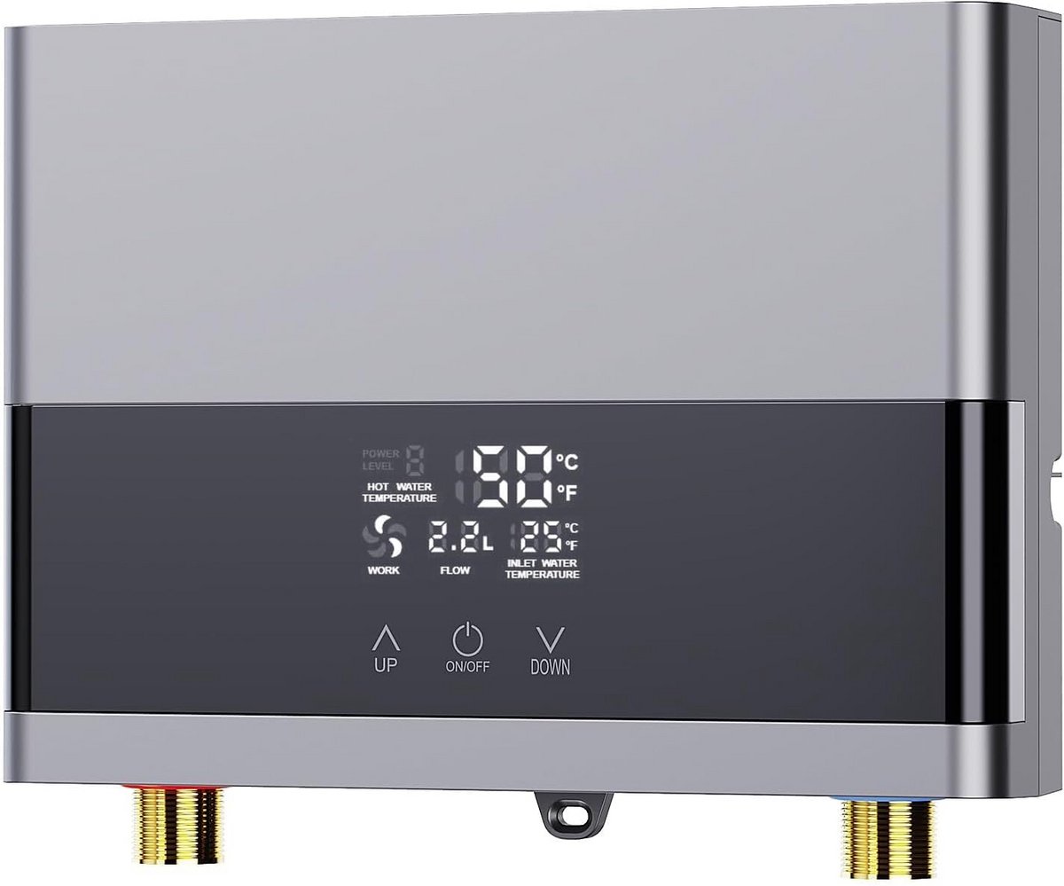 Boiler - Doorstroomverwarmer - Keukenboiler - Doorstroomboiler - Met Display - Compact