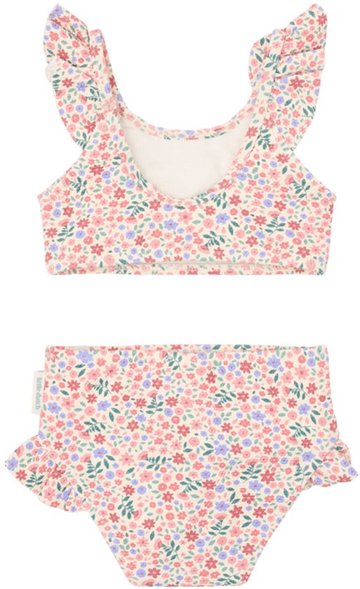 Little Dutch Bikini met Ruches - Dreamy Flowerfield - Maat 98/104
