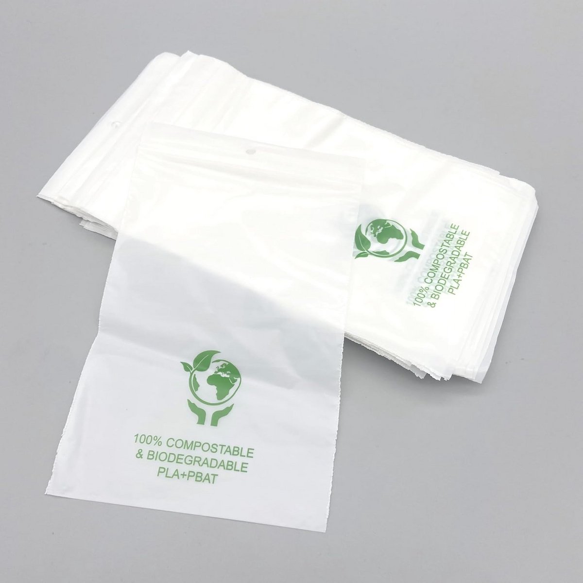 Composteerbare en Recyclebare Zakken met Ritssluiting PLA+PBAT