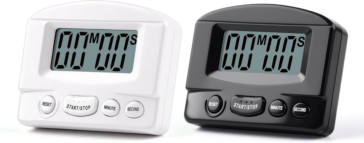 Digitale Kookwekker met Stopwatch en Magneet - Instelbaar Keukentimer