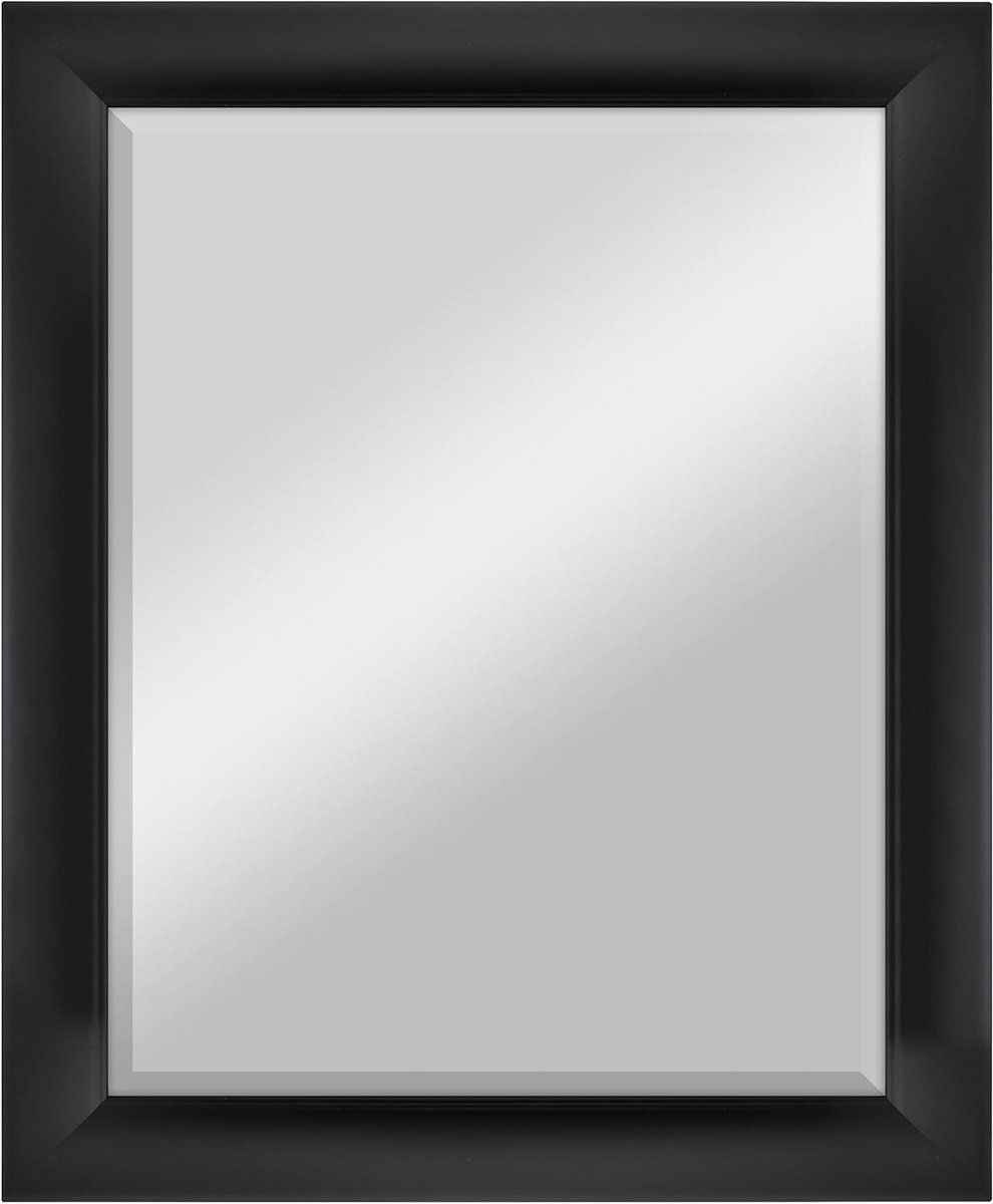 Glazen Wandspiegel Rechthoekig met Zwarte Rand 50x65 cm