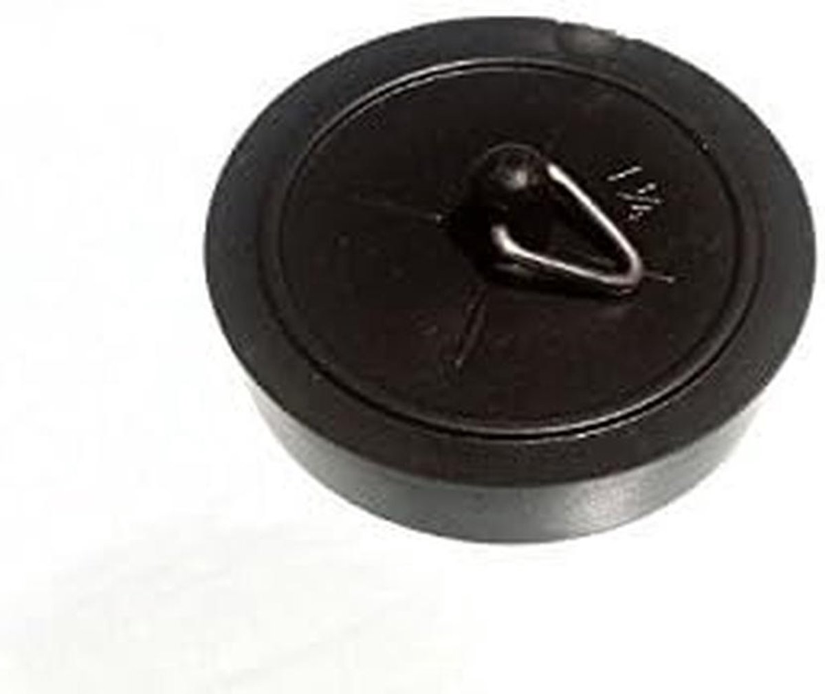 Drie Zwarte Badkamer Pluggen (44mm / 1 3/4 inch) - Universele Afvoerstop Set