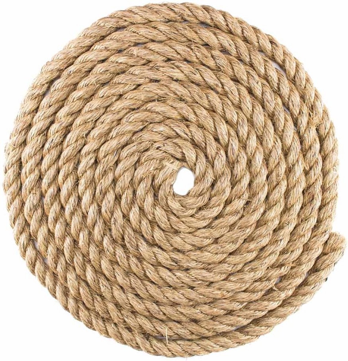 Natuurlijk Hennep Touw Gedraaid Geschikt voor Buiten en Decoratie