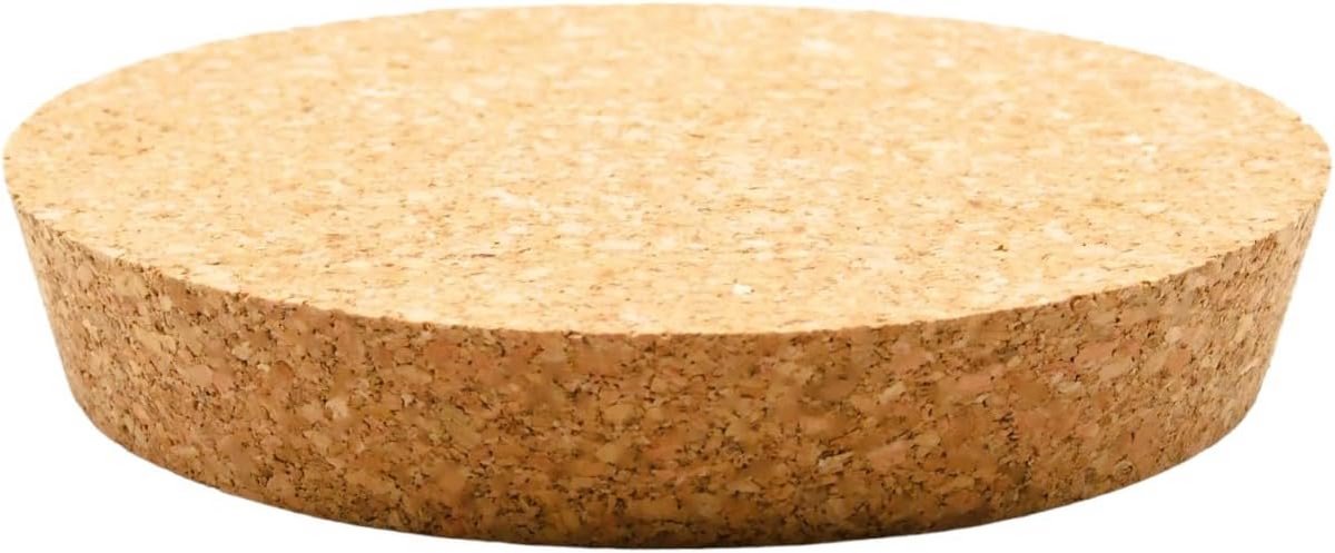 Grote Platte Kurken Deksel 120mm - Onderzetter en Afsluiter voor Potten en Containers