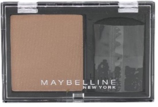 Maybelline Expert Wear Blush in een bruine tint met applicator.