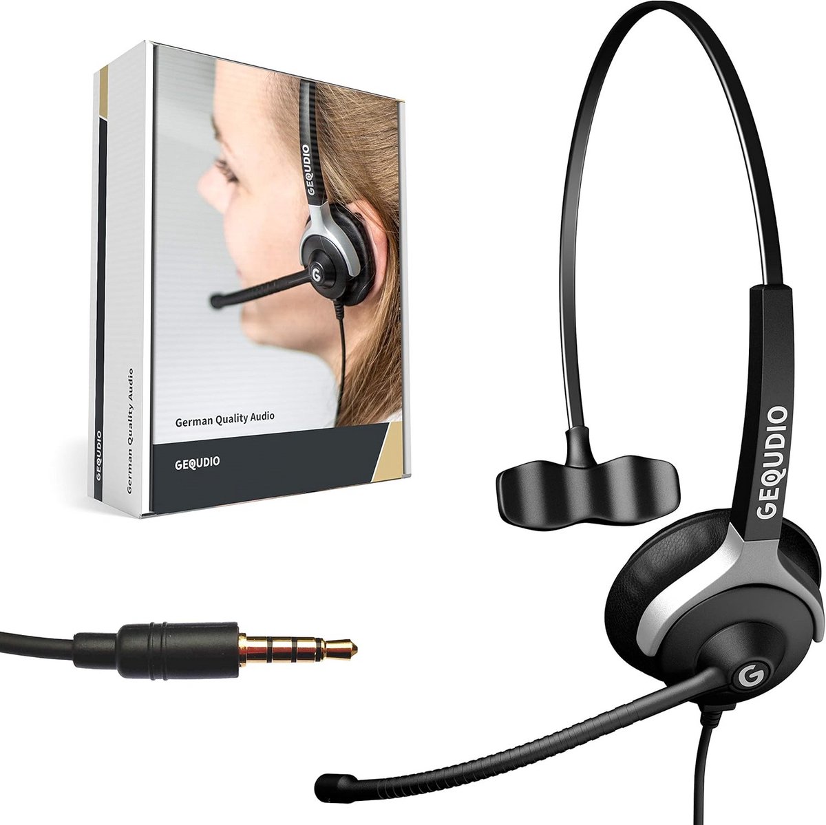 Comfortabele Lichtgewicht Headset met 3.5mm Jack voor Telefoon en Laptop