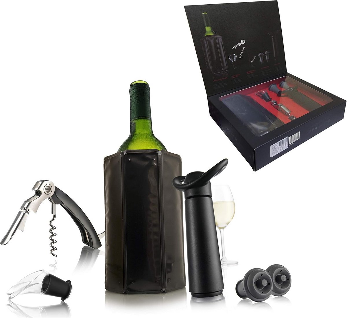Essentiële Wijnaccessoires Set: Koelen, Openen en Bewaren van Wijn