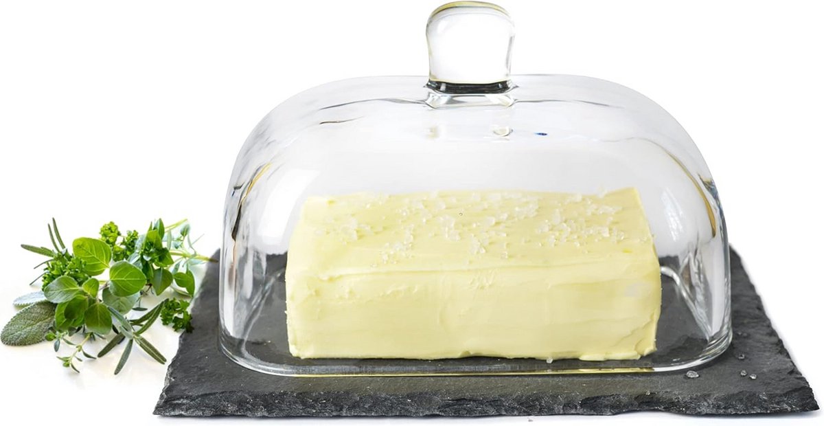 Butter dish with lid - Food storage container - Butter storage container - Kitchen item