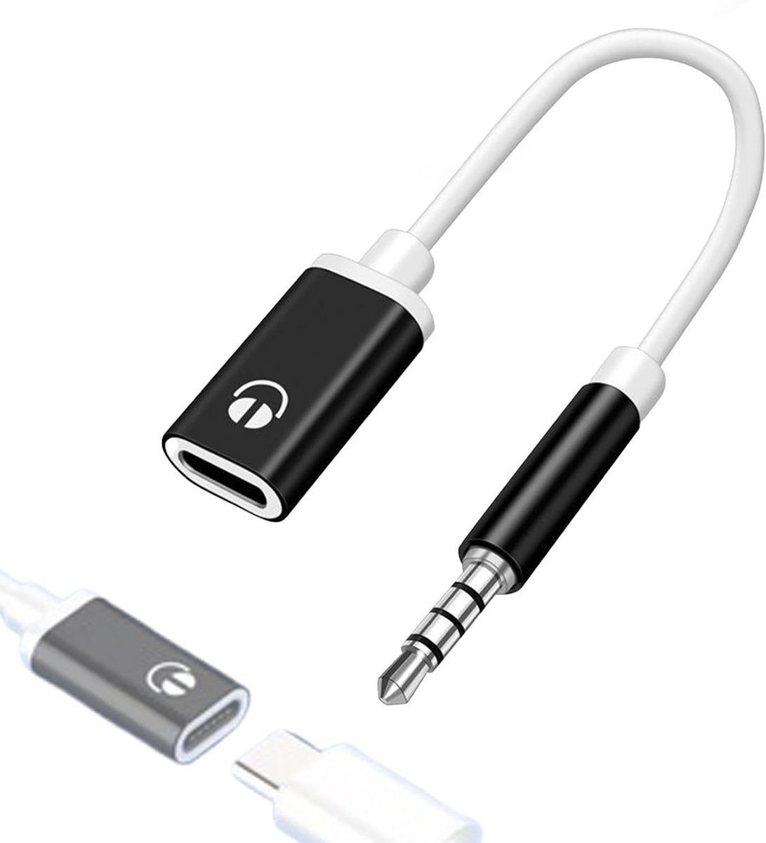 USB-C naar 3,5 mm Jack Audio Adapter Kabel voor Hoofdtelefoon