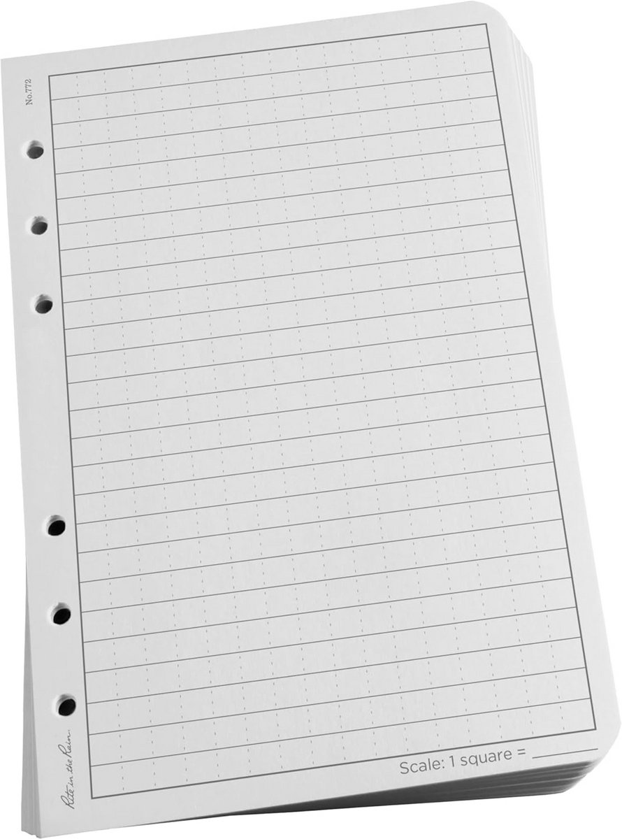 Weerbestendig Losbladig Papier Universeel Patroon 100 Vellen Ongelijnd Notitieblok