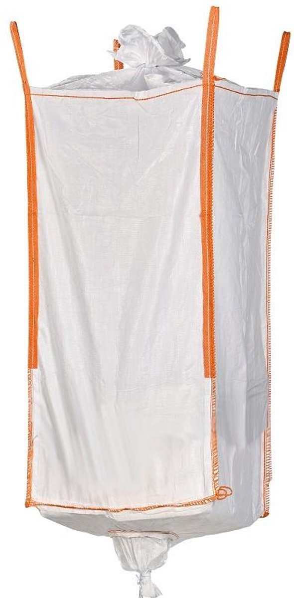 5x | Hoge Bigbag 90x90x190cm | 1500KG | Met vul- en uitloopschort