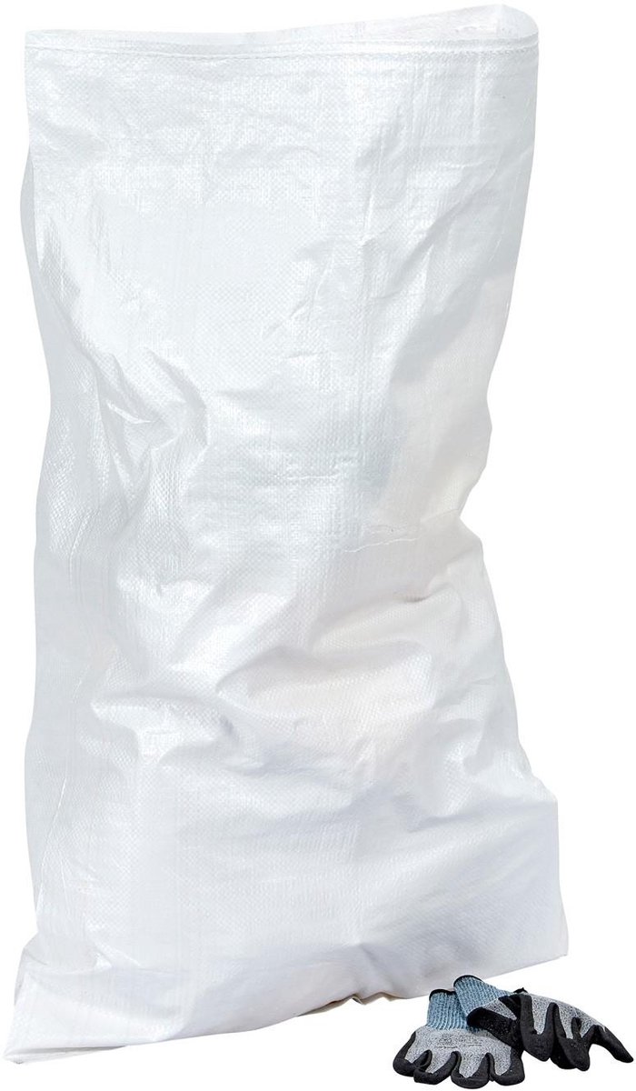 25x | Geweven PP-puinzak 60x90cm | 35KG | 60L | Puin en afval