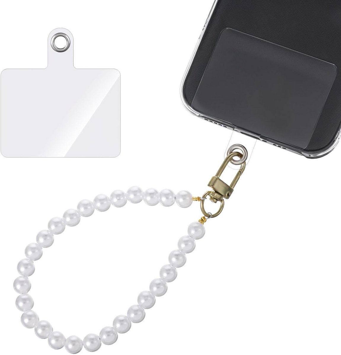 Korte Telefoonketting met Polsband voor Smartphones en Meer