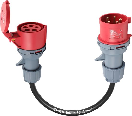 Krachtstroomadapter 32A naar 16A CEE IP44 400V Professioneel | bol