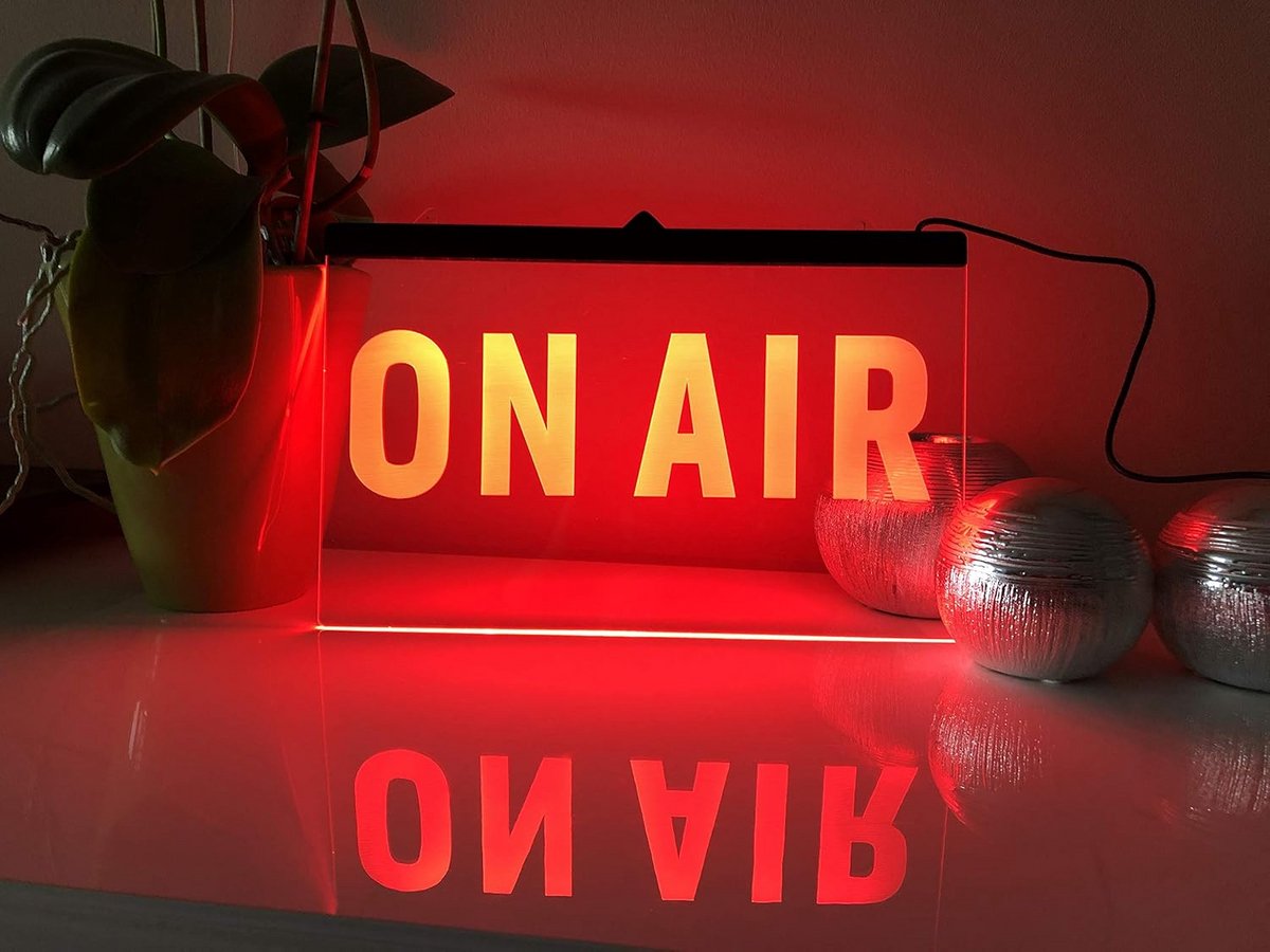 LED Lichtbord ON AIR - Neon Effect voor Studio, Bar en Kamerverlichting