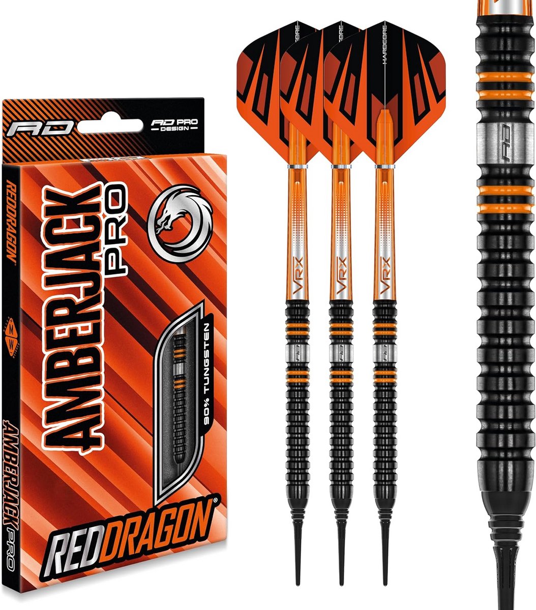 Tungsten Darts Set - Softip Darts Darts Set - Darts Spelen - 90% Tungsten Kwaliteit - 18g Barrel - Zwart