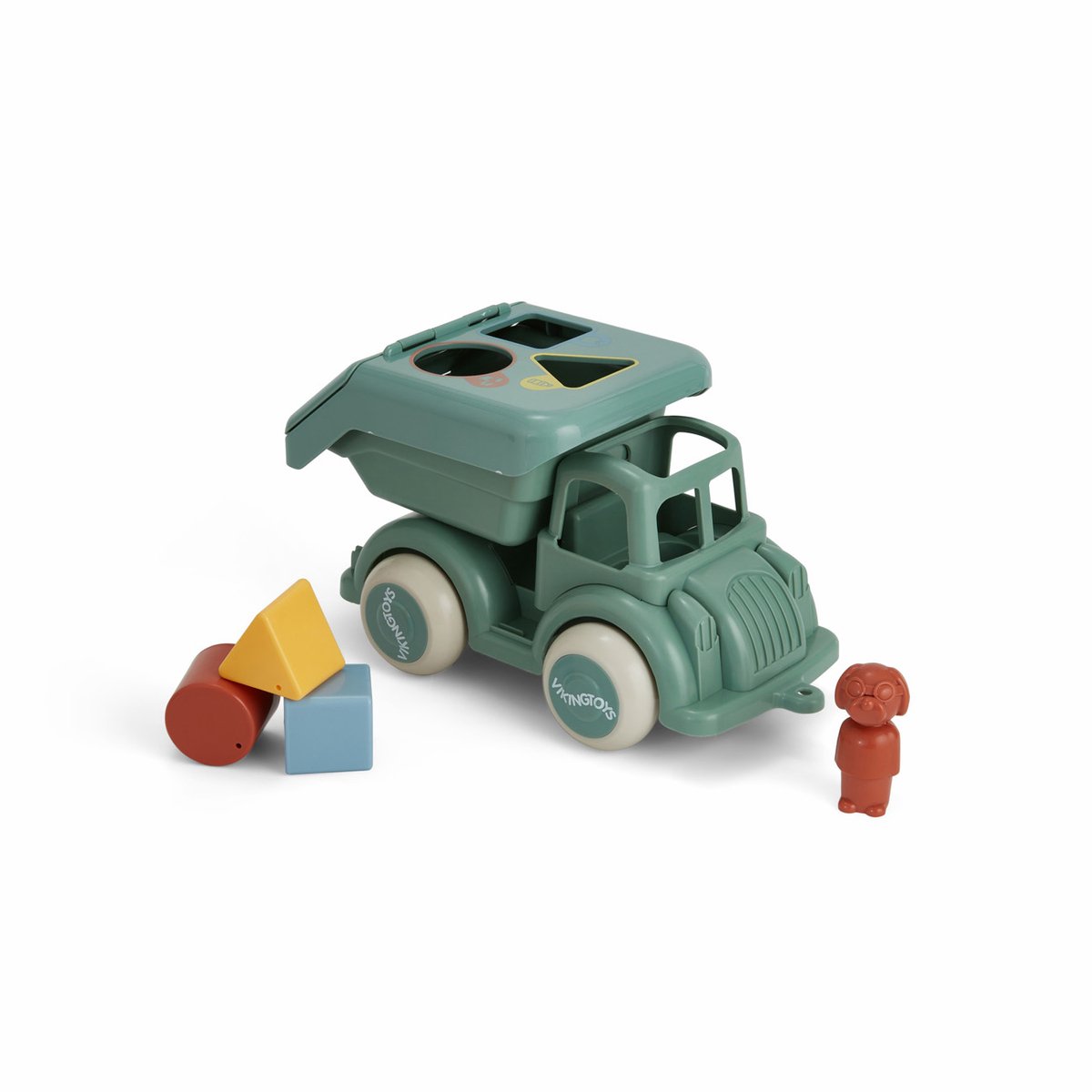 Viking Toys - RE:LINE - Vuilniswagen vormenstoof speelset