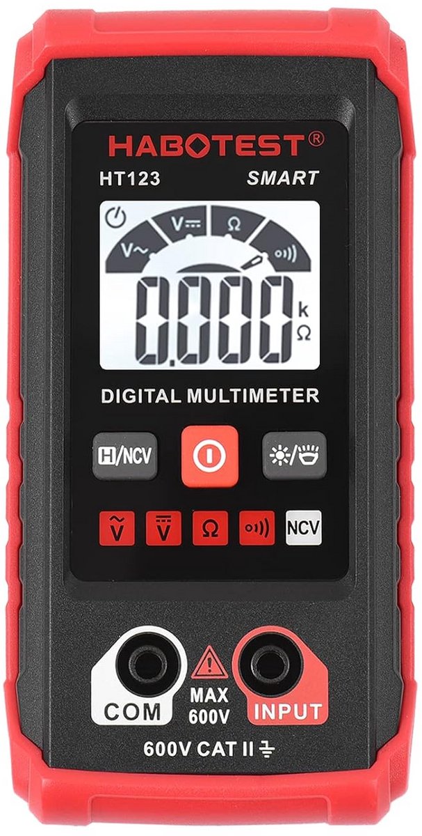 Digitale Multimeter met True RMS, Automatisch Bereik en NCV-Spanningsdetectie
