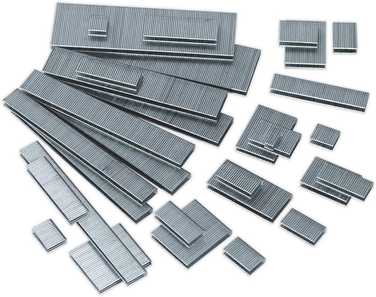 Nietjes 19mm Lengte 18Swg Zilver 5000 Stuks Heavy Duty