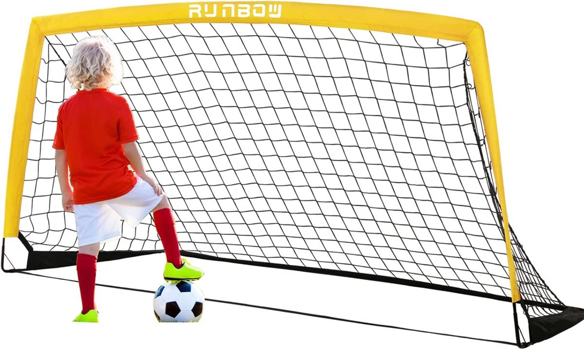 Draagbare Kinder Voetbaldoelen voor Training en Achtertuin Inclusief Draagtas