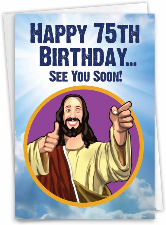 Grappige Verjaardagskaart 75 Jaar Mannen en Vrouwen - Humoristische ...