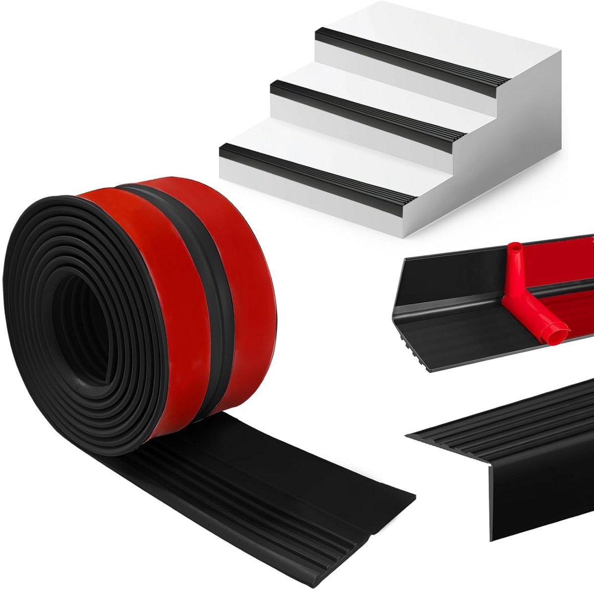 Antislip Trapprofiel Zelfklevend - Waterdicht - Voor Buiten en Binnen - 2 Meter