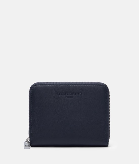 LIEBESKIND BERLIN Cuir porte-monnaie Harris Conny20 Zip Wallet Cobalt Night bleu marine