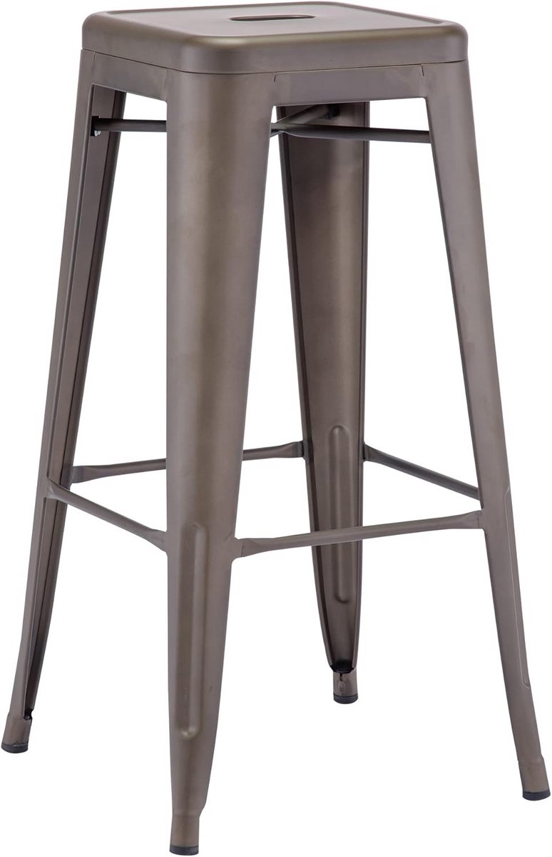 Stapelbare Barkrukken Industrieel Design Zithoogte 76 cm Metalen Bistrokruk