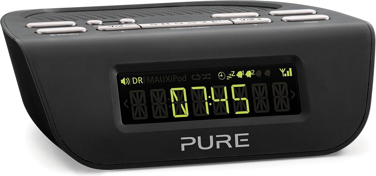Digitale Wekkerradio met DAB+ en FM-tuner, Slaaptimer en Schemerfunctie