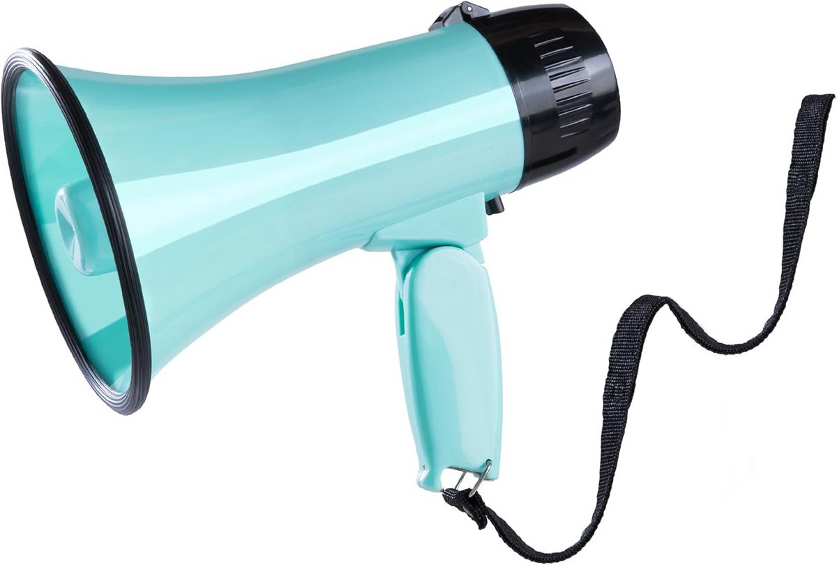 Draagbare Megaphone met Ingebouwde Sirene en Opnamefunctie