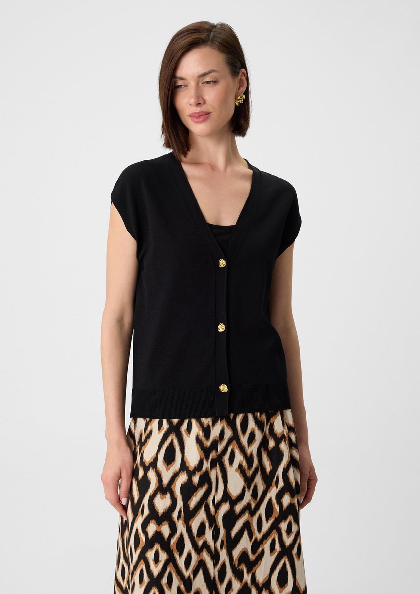 comma - female - Gebreid Vest