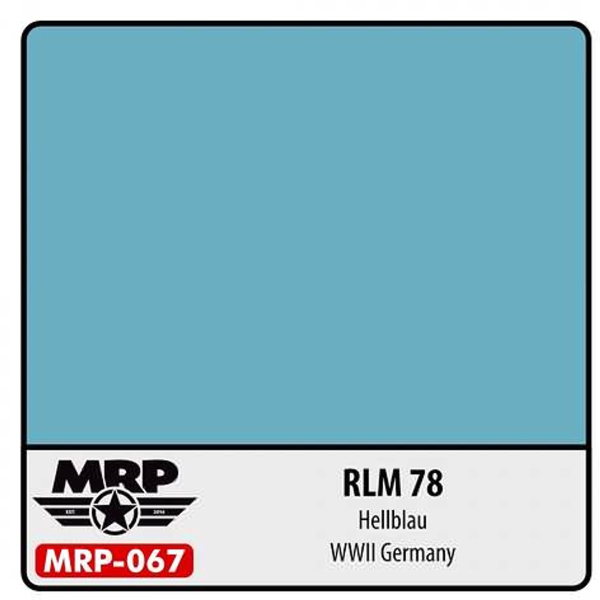 Mr. Paint MRP-067 - RLM 78 Hellblau – 30 ml verf voor Airbrush & Detailwerk