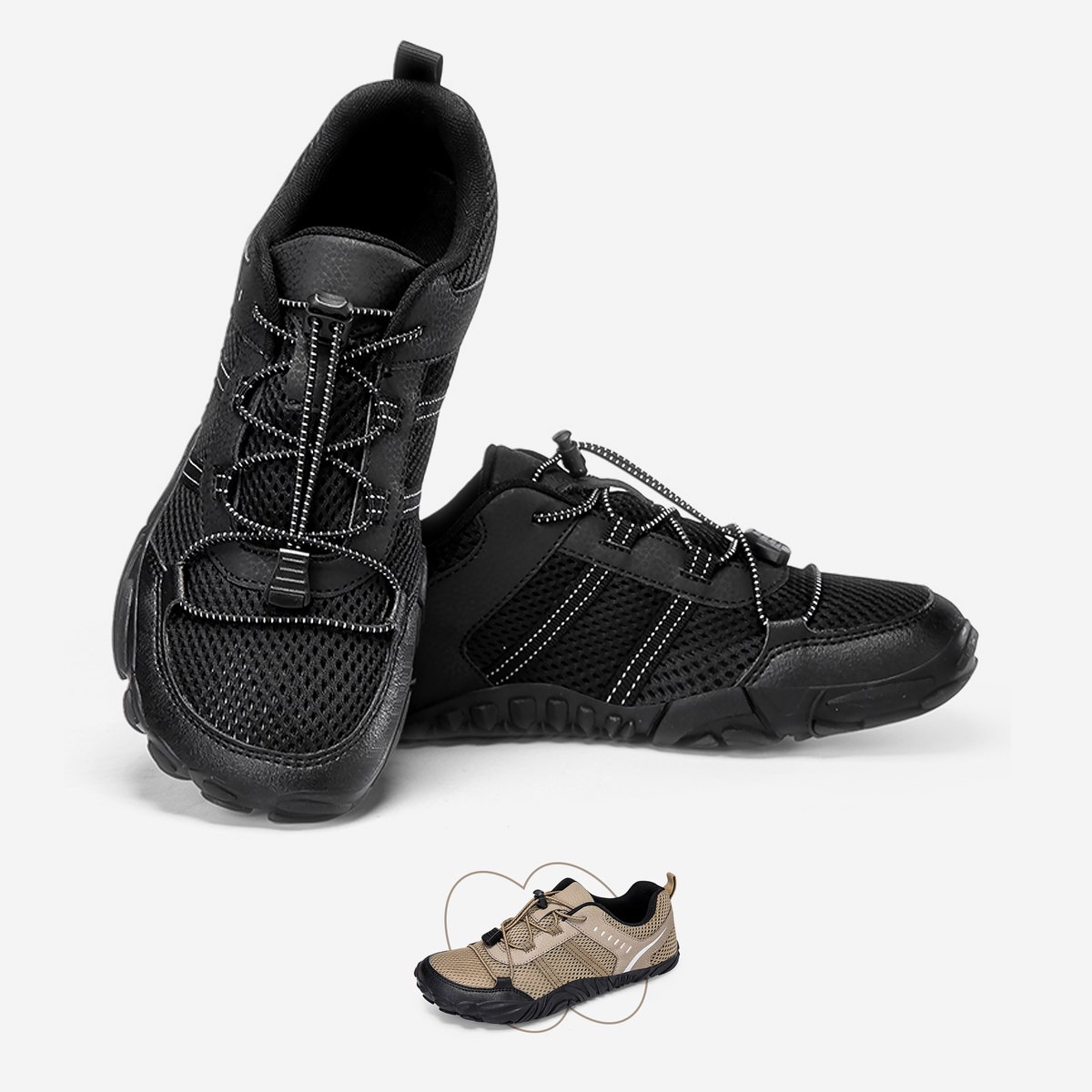 DOTALES - Stride barefoot schoenen Zwart 38